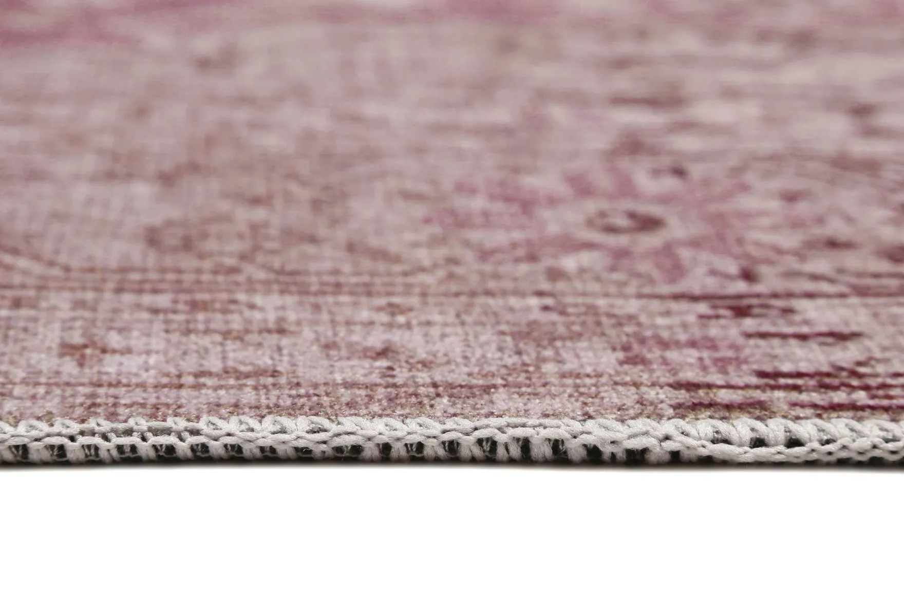 Vintage Teppich Grau Beige Rosa "Past Future"WECONhome