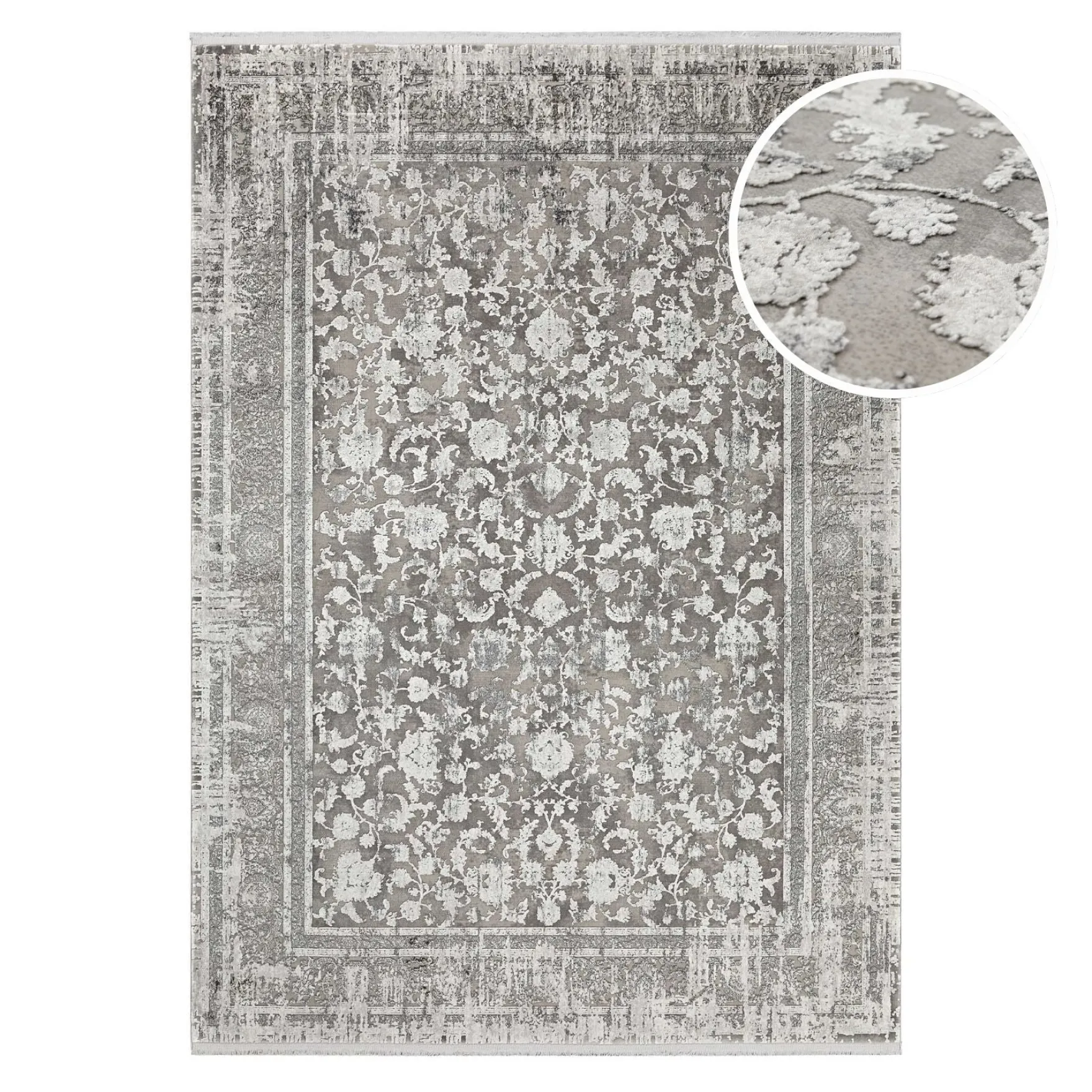 Vintage Teppich Grau Sand Beige Oriental "#Upperground Bazaar" by WECONhome