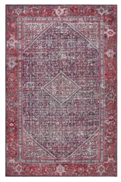 Vintage Teppich Rot Blau "Flashback" WECONhome