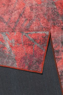 Vintage Teppich Rot Kurzflor "Pepe" WECONhome