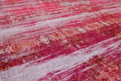 Vintage Teppich Rot Lila Orange Pink
