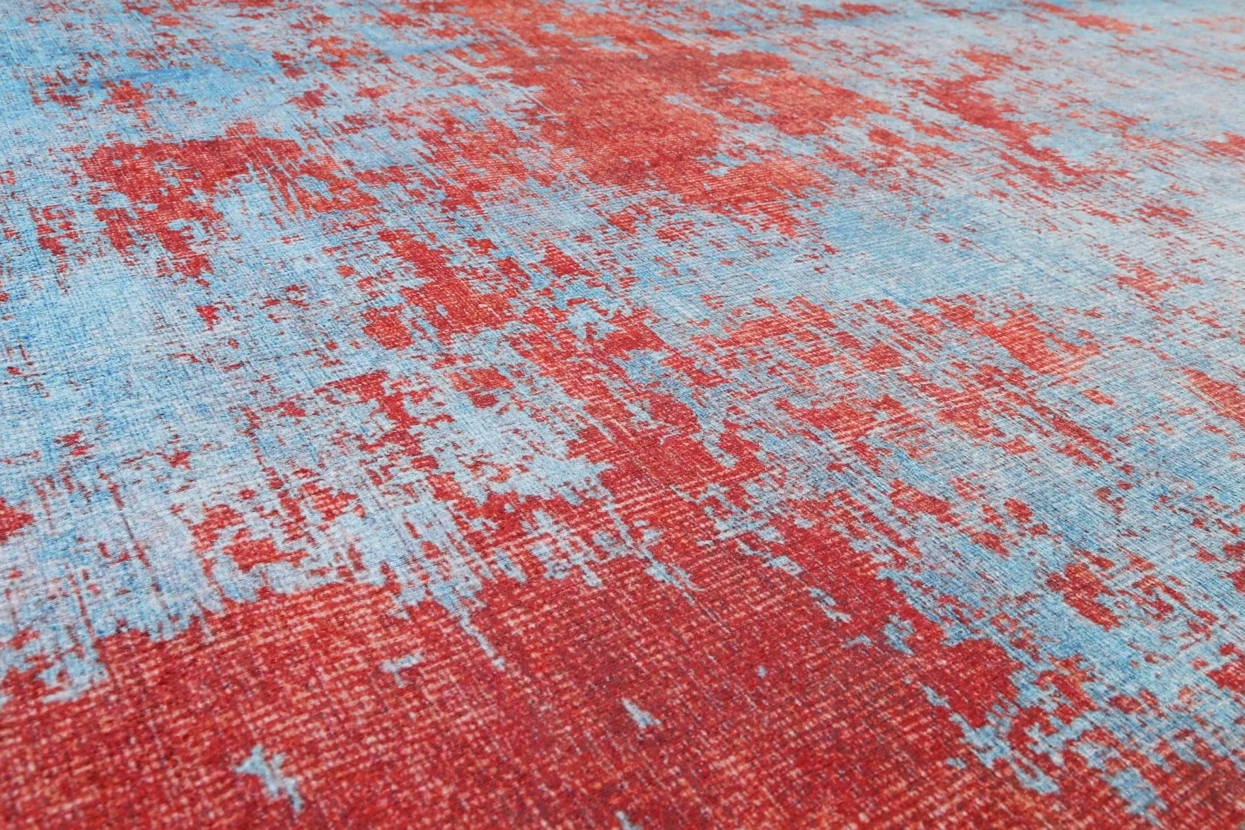 Vintage Teppich Türkis Rost Rot " Hot Spring" WECONhome