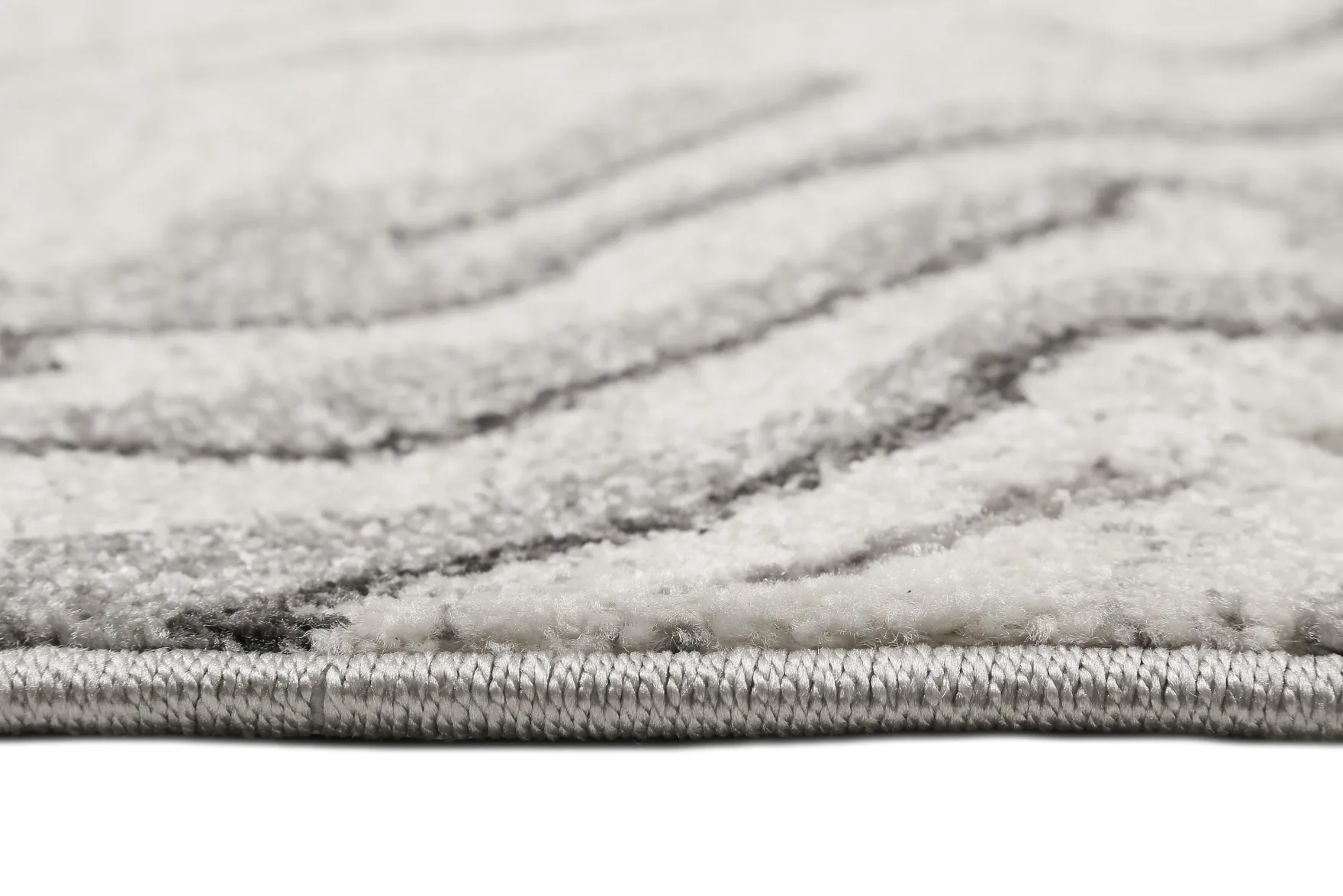 Webteppich creme weiß grau "Forest" WECONhome