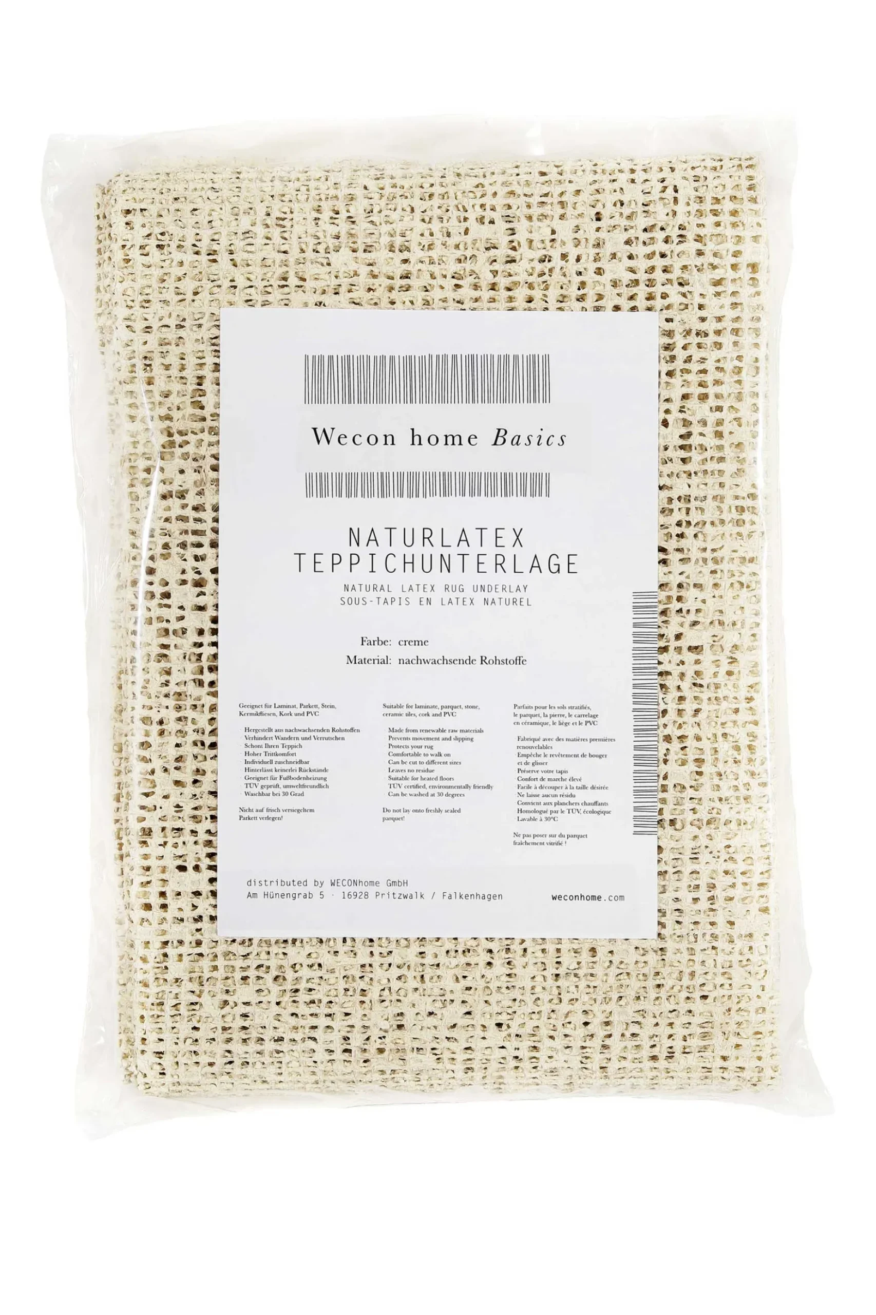 WECONhome Basics Teppichunterlage aus nachhaltigen Rohstoffen