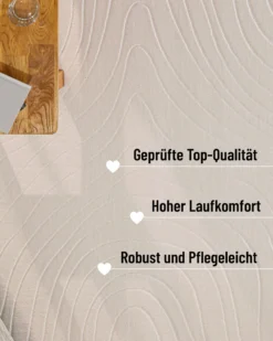 WECONhome Kurzflorteppich 