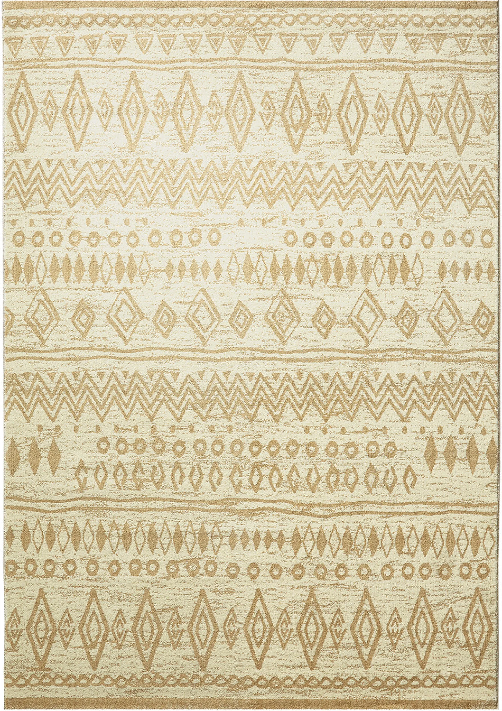 Weconhome Teppich 160x225 Beige Muster