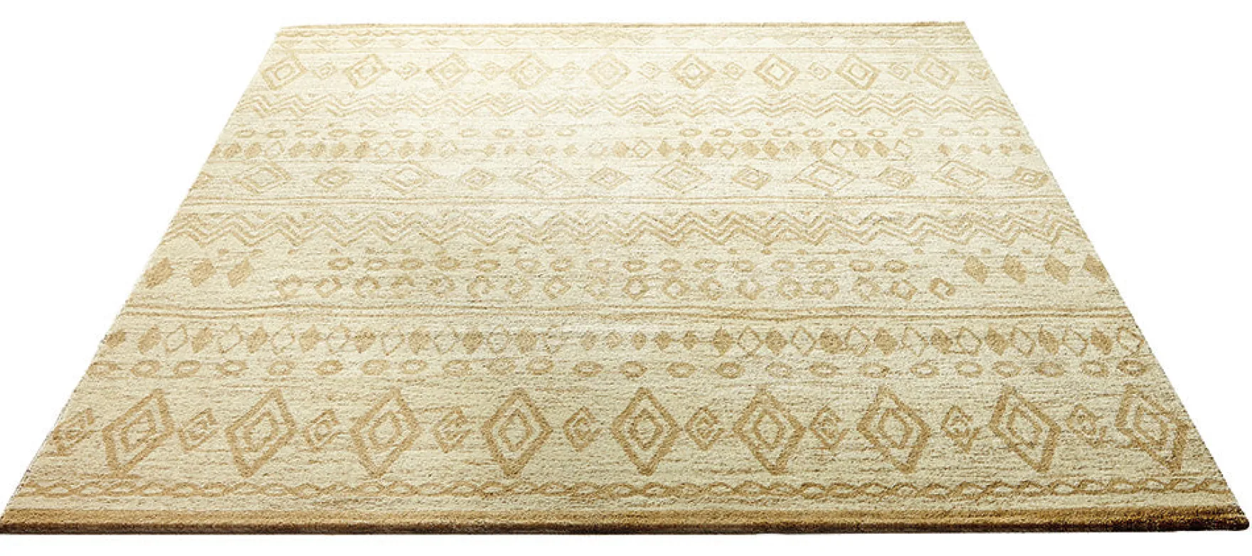 Weconhome Teppich 160x225 Beige Muster