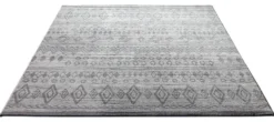 WECONhome Teppich 200x290 Grau Muster