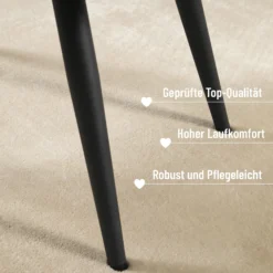 Weicher Hochflor Teppich Creme Beige 