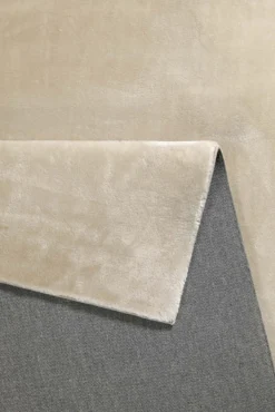 Weicher Hochflor Teppich Creme Beige 