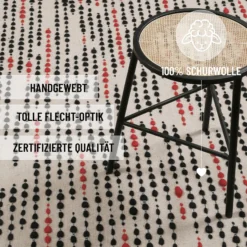 Wollteppich Creme Beige 