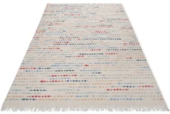 Wollteppich Creme Beige