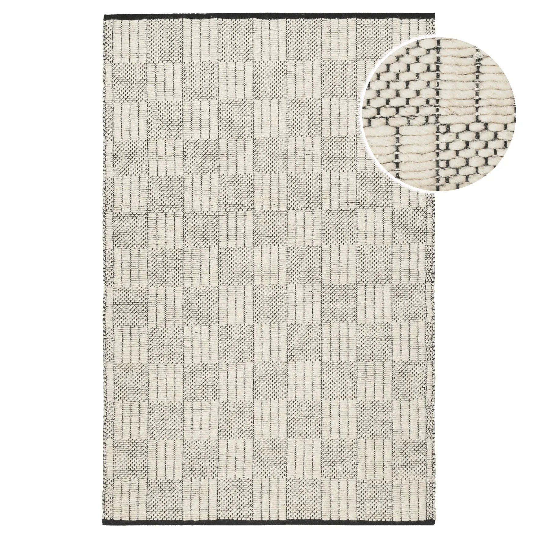 Wollteppich Creme Weiß "Lani" WECONhome
