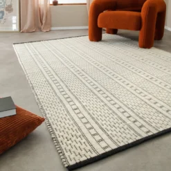 Wollteppich Creme Weiß "Liv" WECONhome