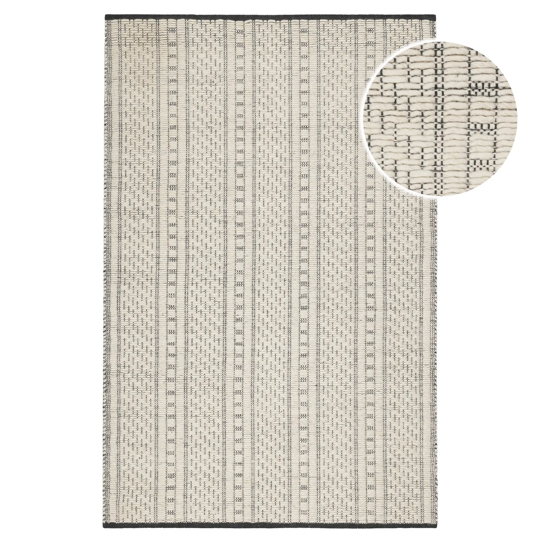 Wollteppich Creme Weiß "Liv" WECONhome