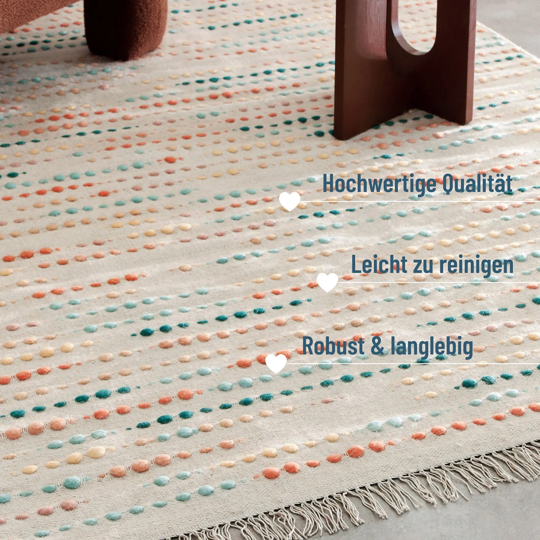 Wollteppich Multi "Maddie" WECONhome