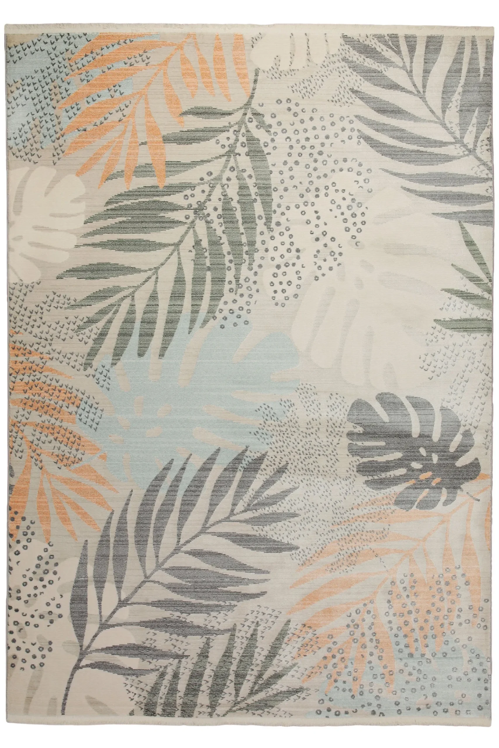 160x230 cm Teppich Wohnzimmer Creme