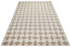 160x230 cm Teppich Wohnzimmer Creme