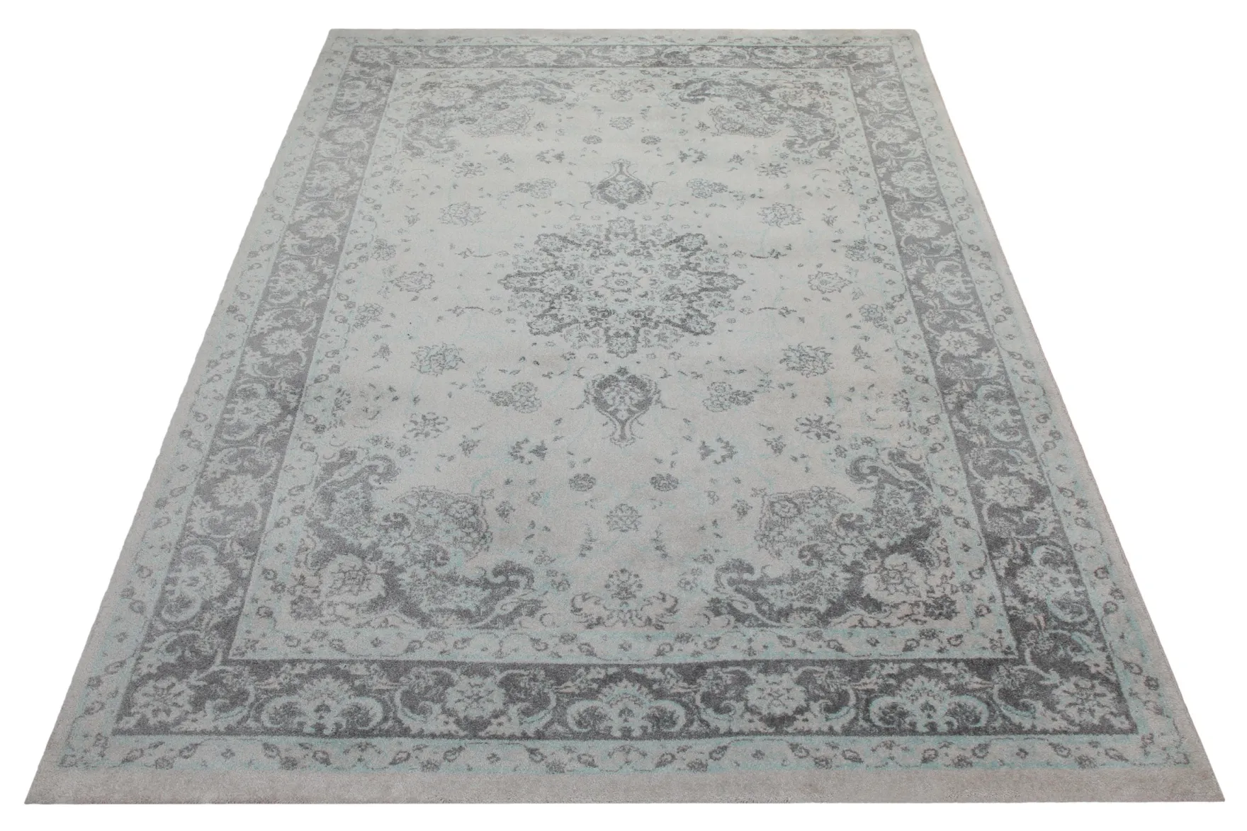 160x230 cm Teppich Wohnzimmer Grau