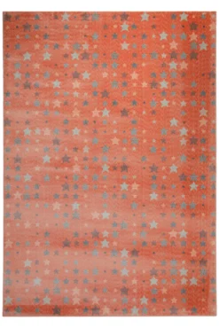160x230 cm Teppich Wohnzimmer Orange