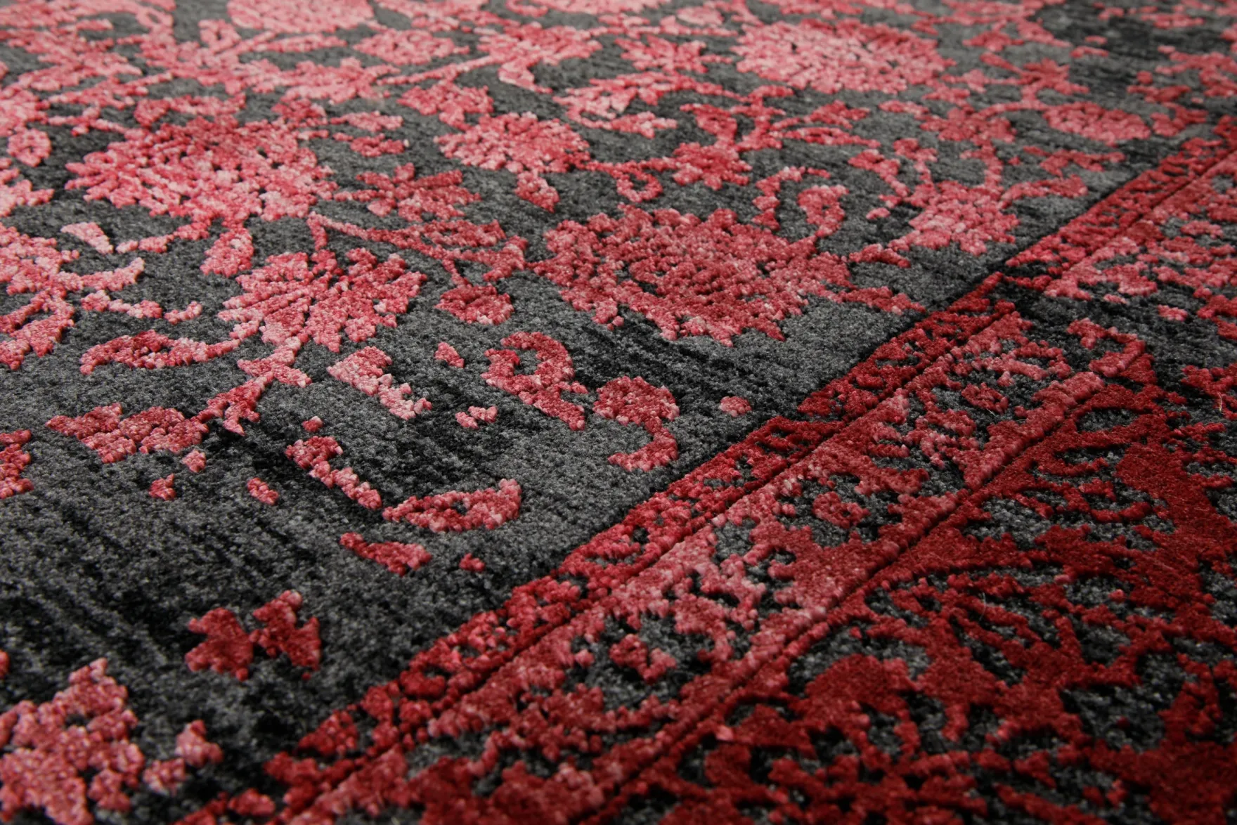 160x230 cm Teppich Wohnzimmer Rot