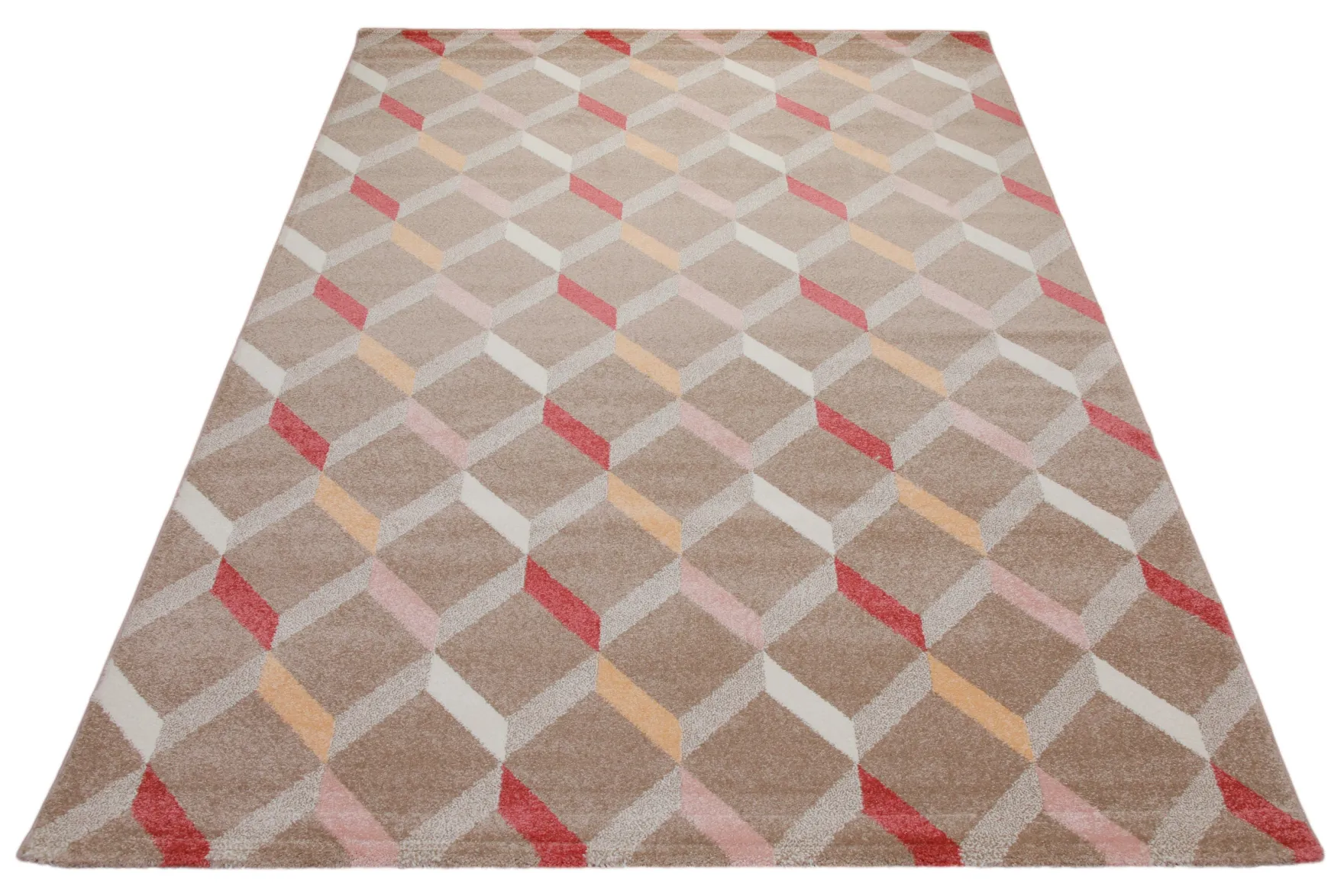 160x230 Teppich Wohnzimmer Braun Muster