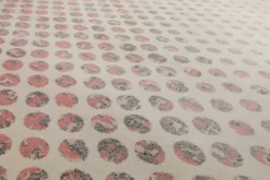 160x230 Teppich Wohnzimmer Creme Punkte