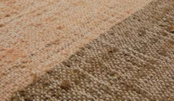 160x230 Teppich Wohnzimmer Drei Töne, eine Landschaft – Streifenteppich in Erdfarben