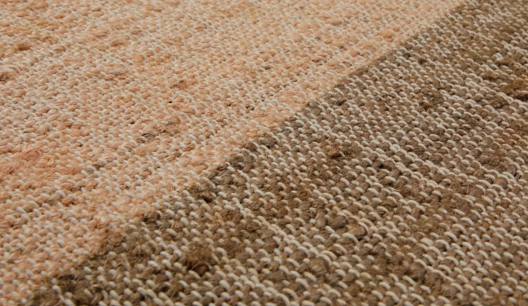 160x230 Teppich Wohnzimmer Drei Töne, eine Landschaft – Streifenteppich in Erdfarben