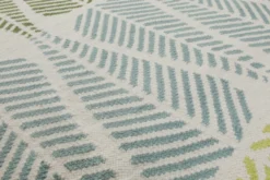 160x230 Teppich Wohnzimmer Federleichte Streifen – Skandi-Handwebteppich in Frühlingsfarben