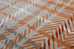 160x230 Teppich Wohnzimmer Grau Braun Muster
