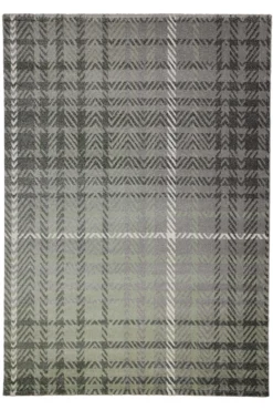 160x230 Teppich Wohnzimmer Grau Muster