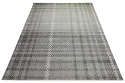 160x230 Teppich Wohnzimmer Grau Muster
