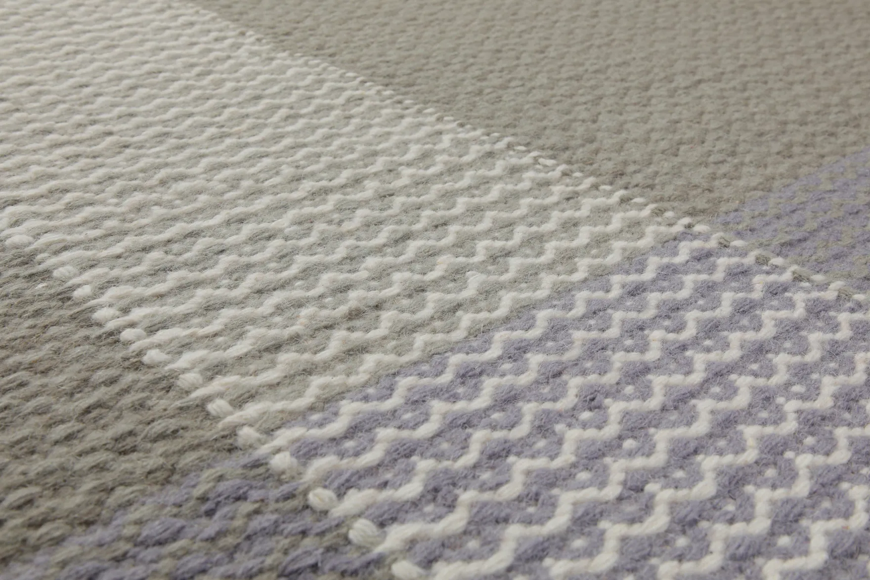 160x230 Teppich Wohnzimmer Greige trifft Hellblau – Skandi-Flachgewebe mit Charakter