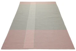 160x230 Teppich Wohnzimmer Rosé trifft Salbei – Skandi-Flachgewebe mit Charakter