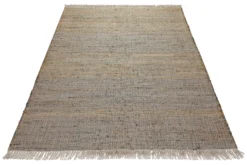160x230 Teppich Wohnzimmer Sandkorn-Melange – Naturfaserteppich in dezenter Vielfarbigkeit