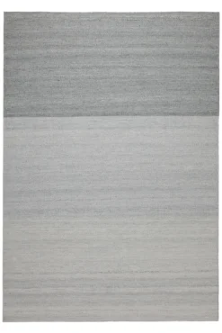 160x230 Teppich Wohnzimmer Stilles Steingrau – Skandi-Wollteppich in Uni-Optik