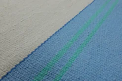 160x230 Teppich Wohnzimmer Summer Vibes – Sommerteppich in frischen Blautönen