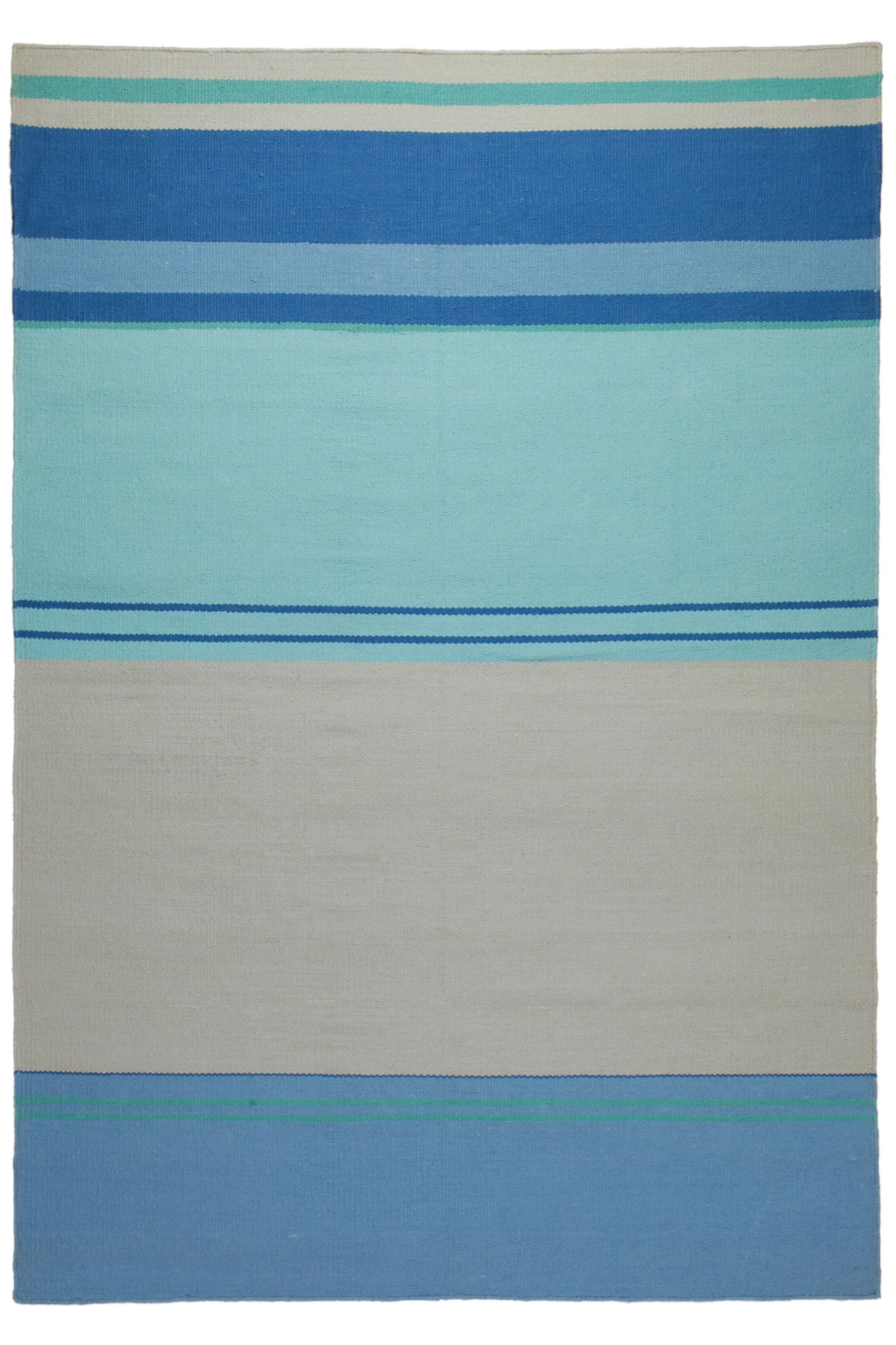 160x230 Teppich Wohnzimmer Summer Vibes – Sommerteppich in frischen Blautönen